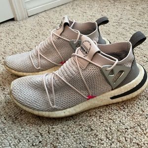 Adidas tennis shoes.